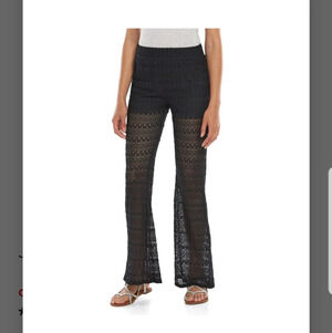 Joe B Crochet Flare Pants NWT